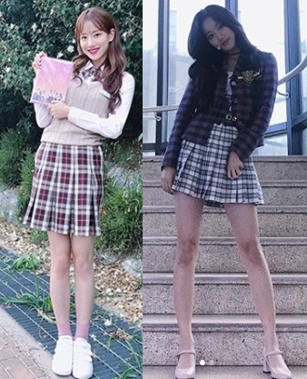 에이프릴 이나은↔에이틴 김하나, ‘예쁜 게 죄’ 같은 사람 맞나? “무대와 드라마 속 다른 매력”