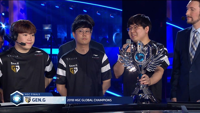 우승 인터부에 임하고 있는 '리치' 이재원(사진=트위치 생중계 화면 캡처).