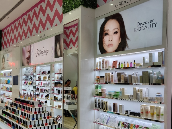 (사진=인도 드럭스토어에 입점해 있는 리메세 브랜드.)