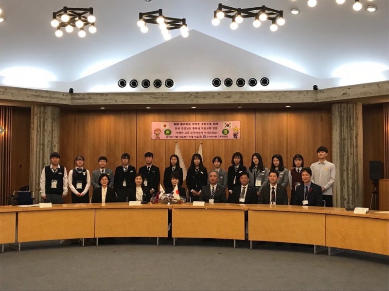 경남 중학생 교류단, 일본 오카야마현 방문