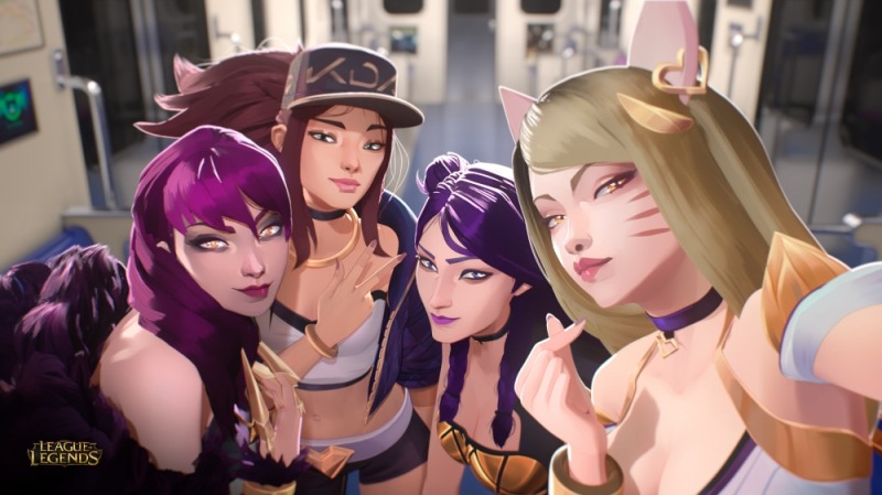 LoL 가상 걸그룹 K/DA.