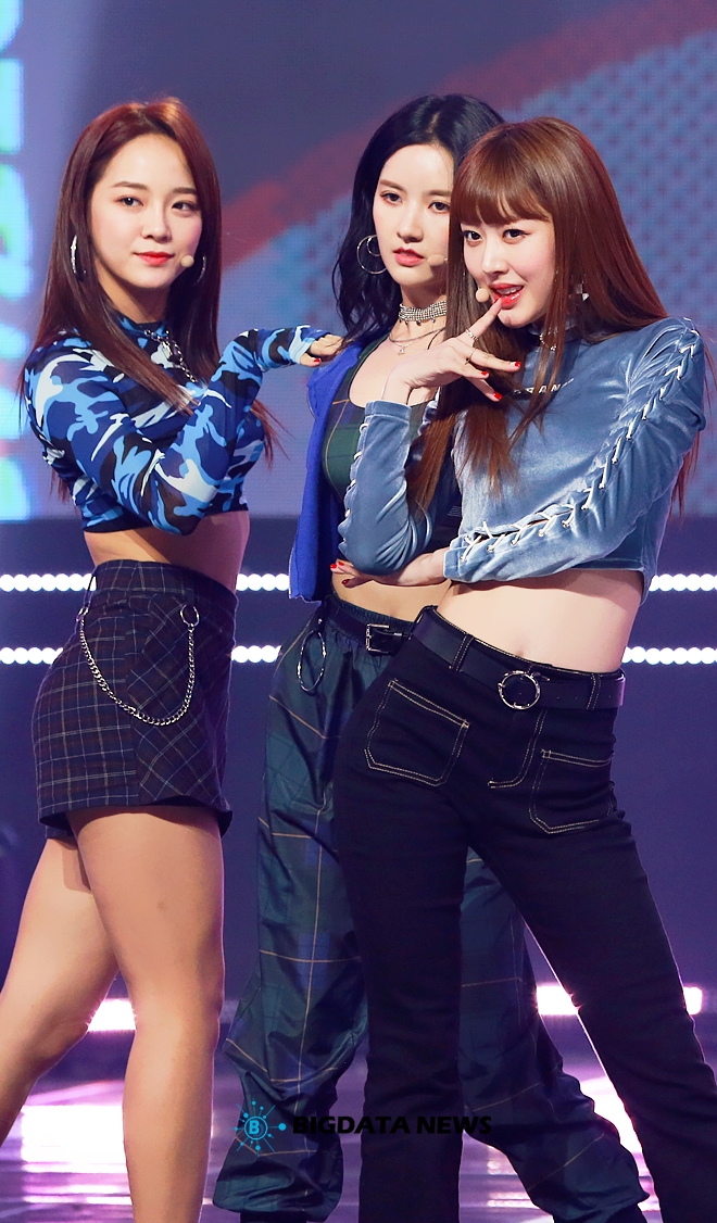 구구단 세정-샐리-미미, MBC MUSIC '쇼 챔피언' 생방송 현장