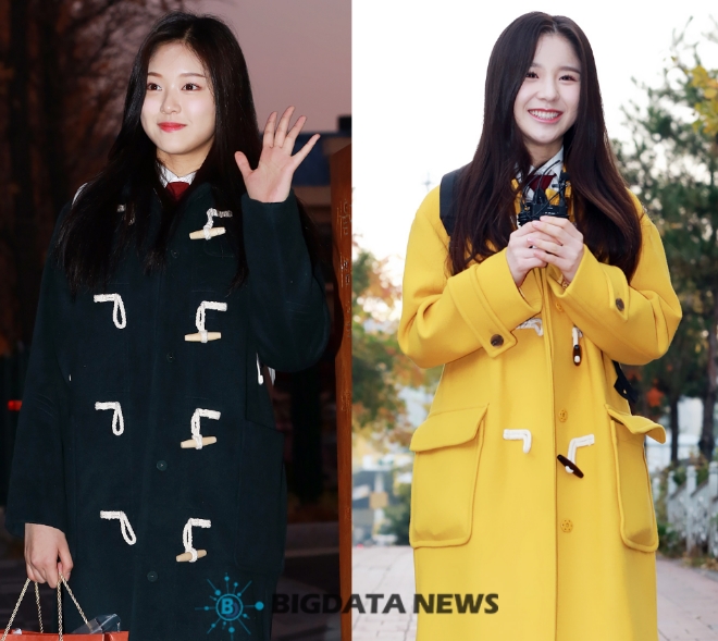 걸그룹 이달의 소녀의 현진과 희진