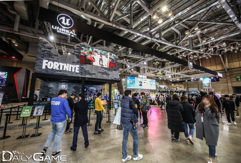 ''포린이들'~ 포트나이트 도전!' 지스타 에픽게임즈 부스 현장스케치