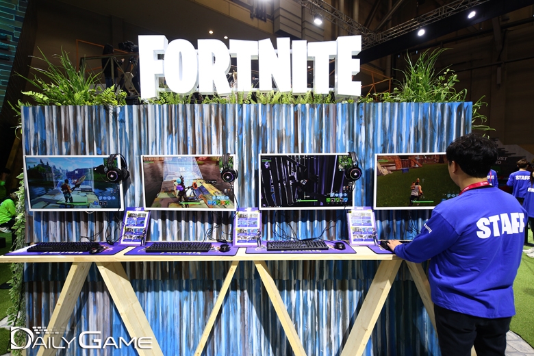 ''포린이들'~ 포트나이트 도전!' 지스타 에픽게임즈 부스 현장스케치