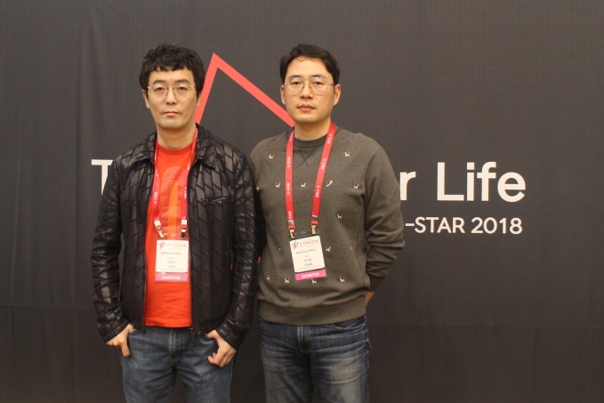 넥슨 데브캣스튜디오 김동건 프로듀서(왼쪽)와 이진훈 디렉터.