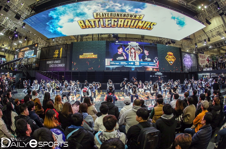 2018년 지스타에서 열린 모바일 스트리트 챌린지.