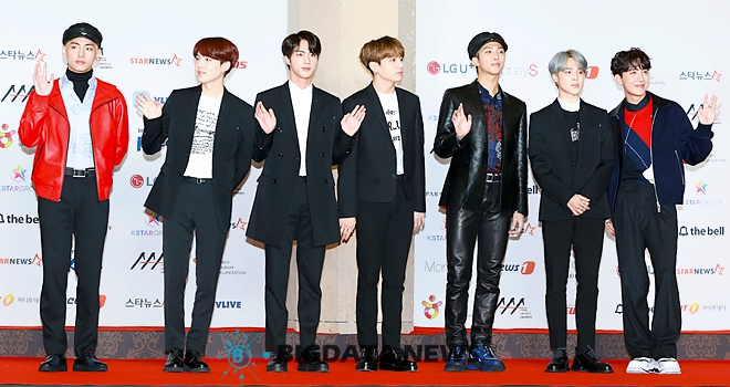 방탄소년단, '2018 Asia Artist Awards' 레드카펫 현장