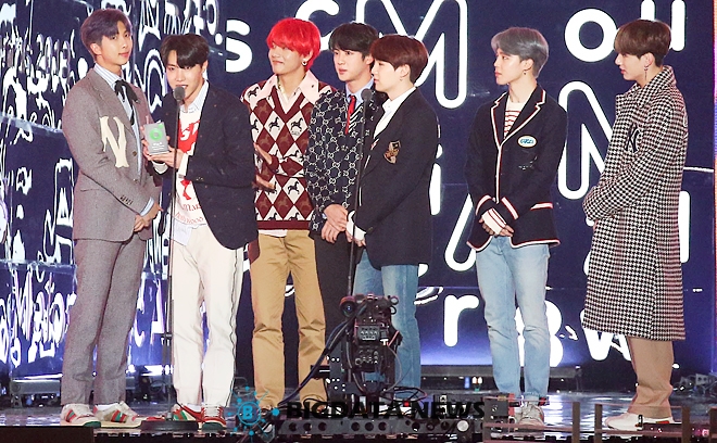 방탄소년단, '2018 멜론뮤직어워드' 현장