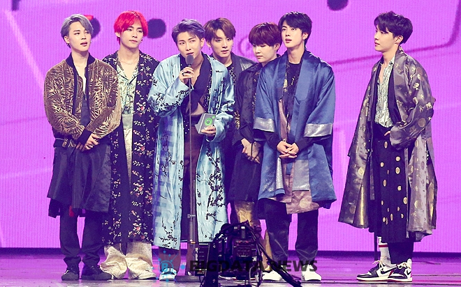 방탄소년단, '2018 멜론뮤직어워드' 현장