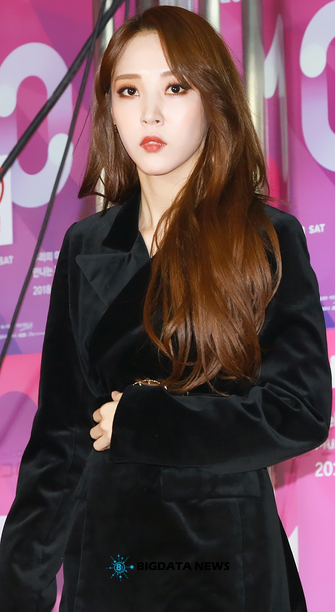 마마무 문별, '2018 멜론뮤직어워드'의 레드카펫 및 포토월 행사 현장