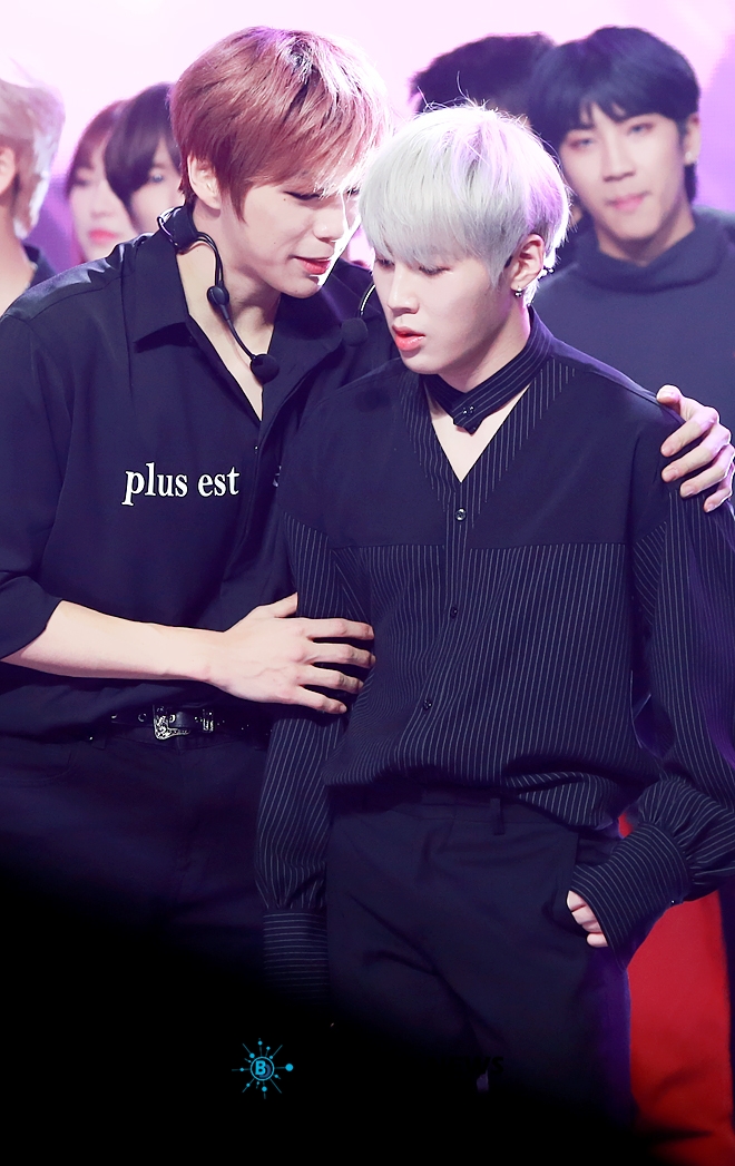 워너원 강다니엘-하성운, MBC MUSIC '쇼 챔피언' 생방송 현장