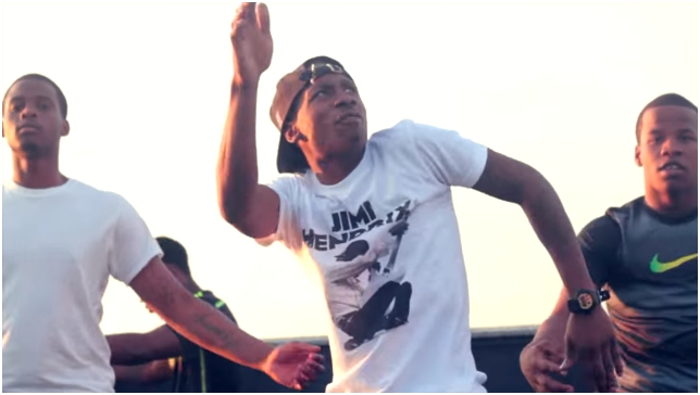 2 밀리의 '밀리 락' 댄스 동작(유튜브 캡처).