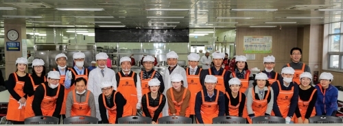 광주시교육청, '빛고을노인건강타운' 급식 봉사활동 펼쳐