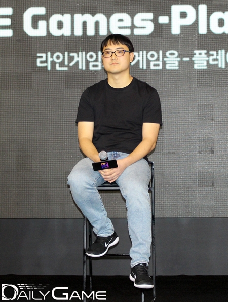 라인게임즈 김민규 대표.