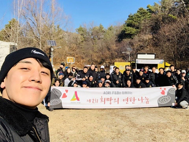 빅뱅 승리, 초록우산 어린이재단에 아오리라멘 수익금 1억원 기부