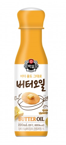 CJ제일제당이 출시한 액상형 버터 백설 버터오일