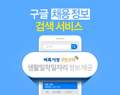 벼룩시장구인구직 구글 통해 생활밀착일자리 채용 정보 제공