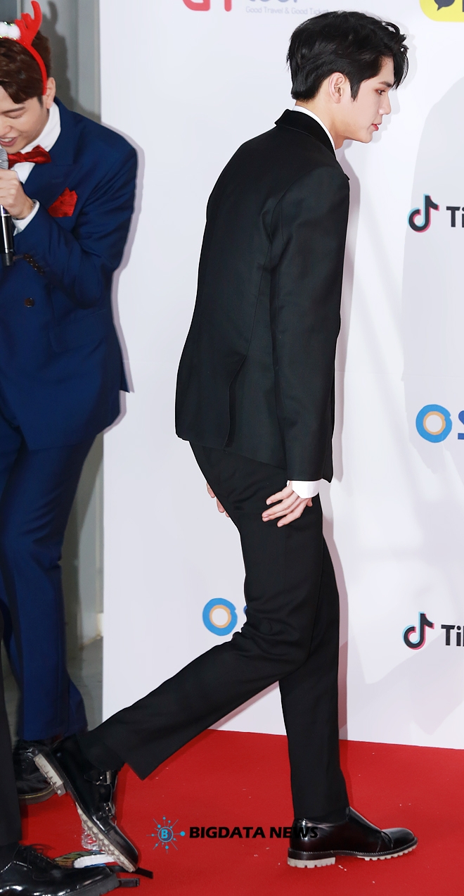 워너원 옹성우, ‘2018 SBS 가요대전’ 포토월 현장