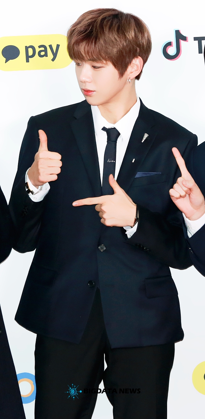 워너원 강다니엘, '2018 SBS 가요대전' 포토월 현장