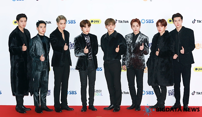 엑소(EXO), '2018 SBS 가요대전' 포토월 현장