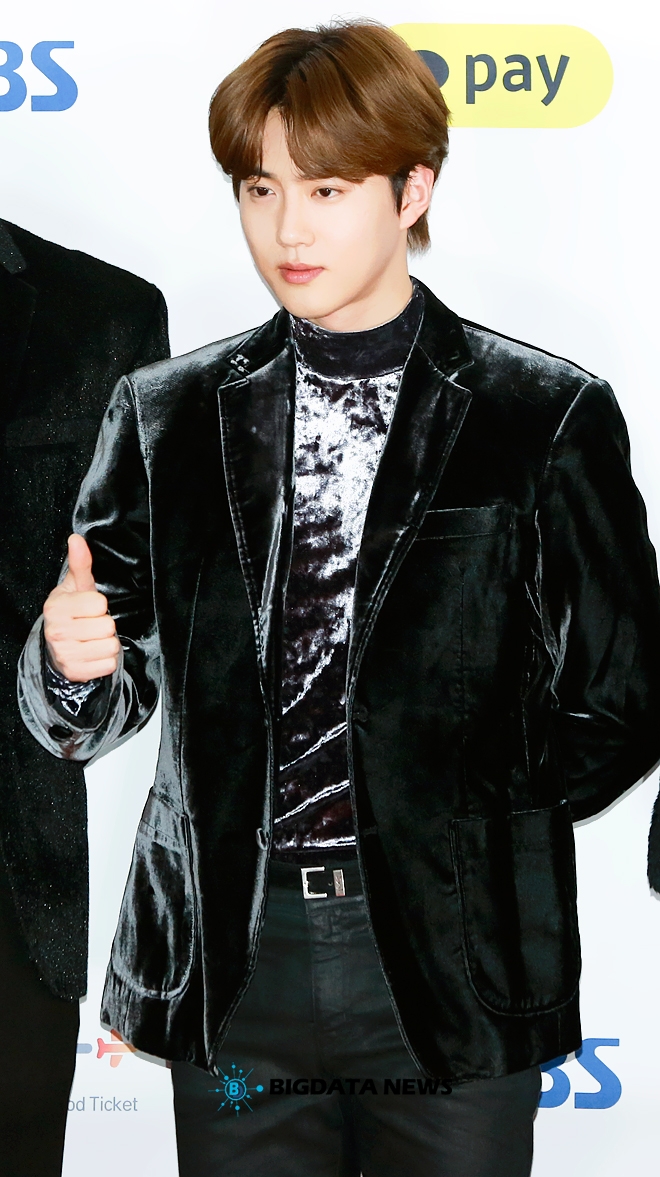 엑소(EXO) 수호, '2018 SBS 가요대전' 포토월 현장