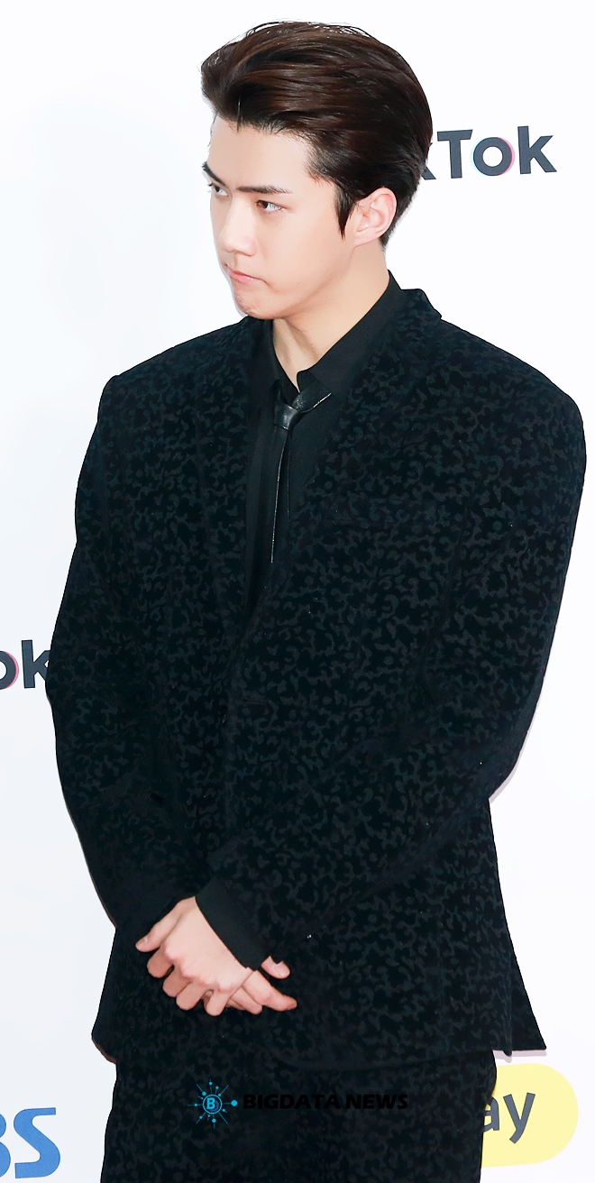 엑소(EXO) 세훈, '2018 SBS 가요대전' 포토월 현장