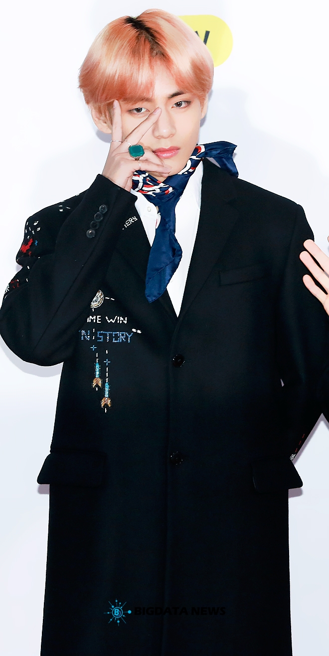 방탄소년단 뷔, '2018 SBS 가요대전' 포토월 현장