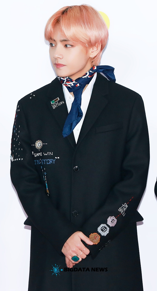 방탄소년단 뷔, '2018 SBS 가요대전' 포토월 현장