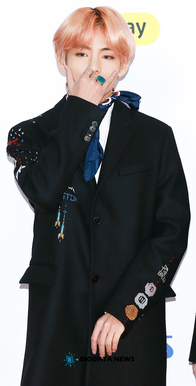 방탄소년단 뷔, '2018 SBS 가요대전' 포토월 현장