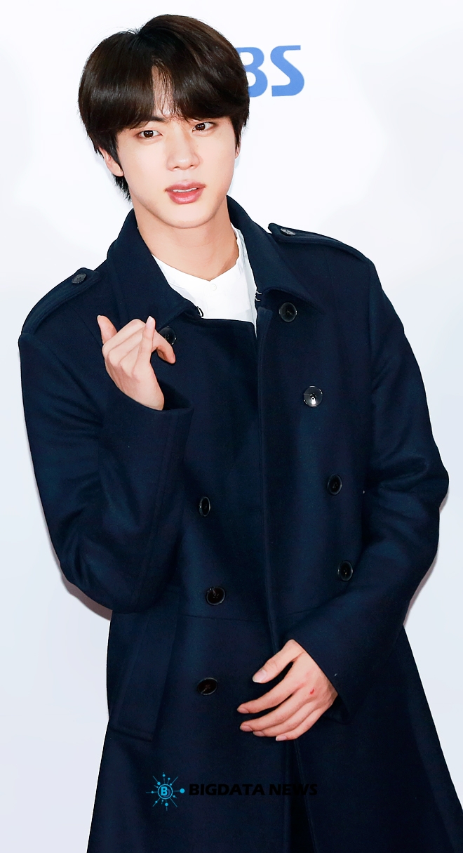 방탄소년단 진, '2018 SBS 가요대전' 포토월 현장