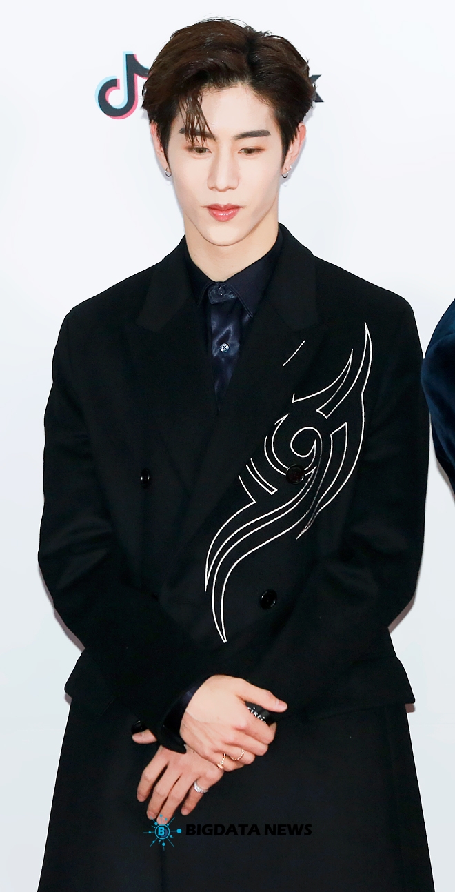 갓세븐 마크, '2018 SBS 가요대전' 포토월 현장