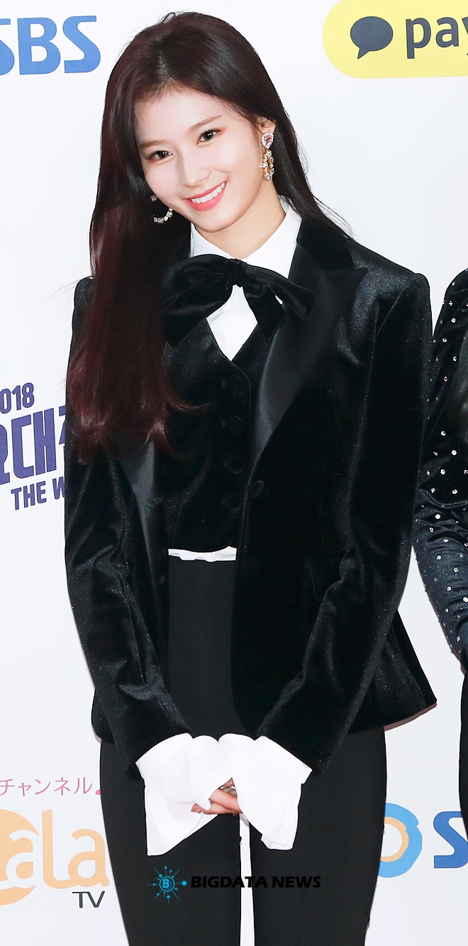 트와이스 사나, '2018 SBS 가요대전' 포토월 현장