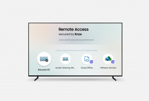 삼성전자가 CES 2019에서 TV와 주변기기를 원격으로 편리하게 연결하는 리모트 액세스 기능을 공개한다