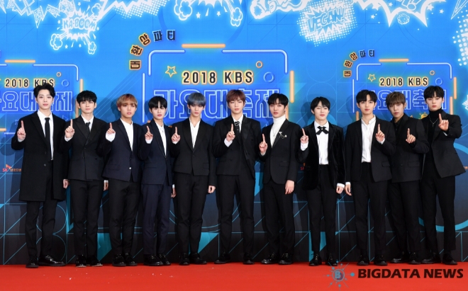 그룹 워너원, '2018 KBS 가요대축제' 현장