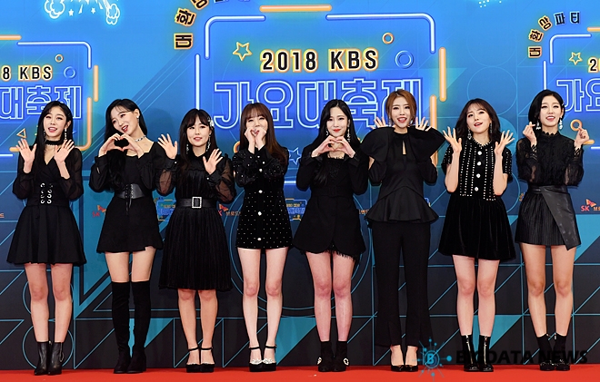 러블리즈, '2018 KBS 가요대축제' 현장