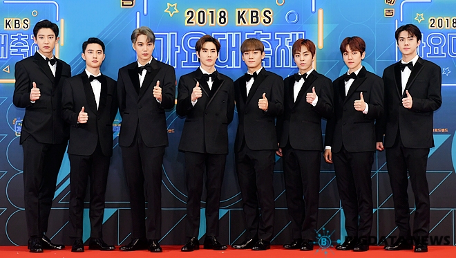 엑소, '2018 KBS 가요대축제' 현장