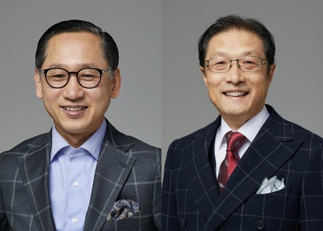 3일 이랜드그룹이 대규모 인사를 단행했다. 사진은 최종양 신임 이랜드리테일 부회장(좌)과 김일규 신임 이랜드월드 부회장(우)  사진=이랜드그룹