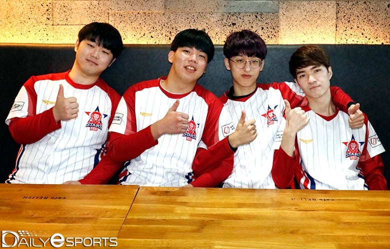 왼쪽부터 정락권, 장환, 김도현, 이종호.