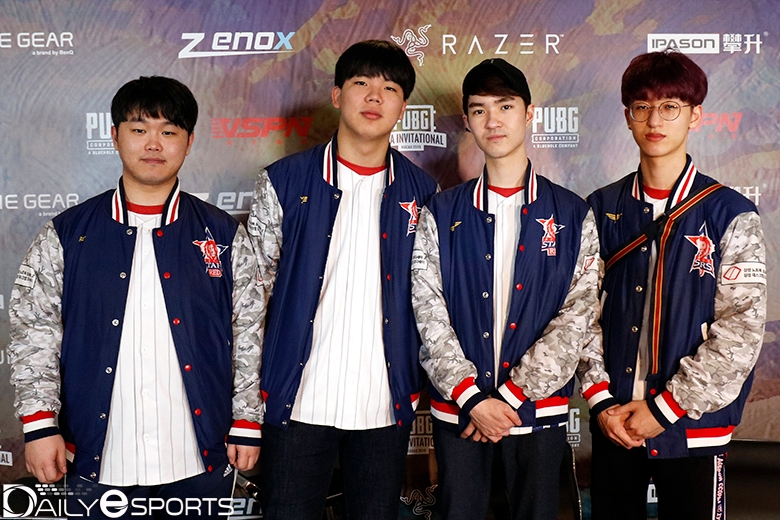 PAI 1일차 경기에서 2위를 기록한 액토즈 스타즈 레드.