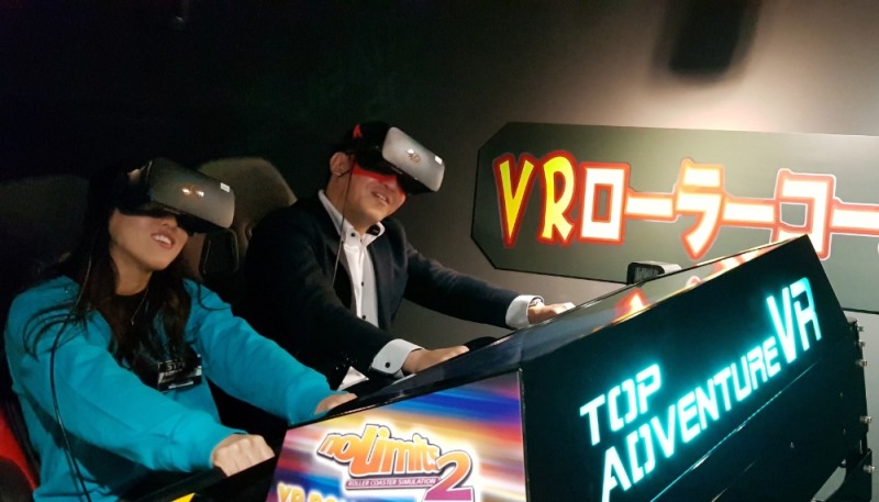 [이슈] 모션디바이스, 日 도쿄 중심가에 'VR 롤러코스터' 공급