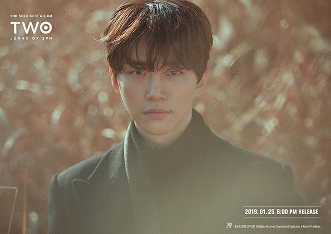 2PM 준호, 새 앨범 'TWO' 티저 이미지 공개...'그윽한 눈빛 발산'