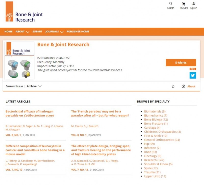 사진=Bone & Joint Research_홈페이지 저널 대표이미지