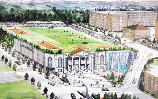 세그루 개방형복합화 시설 조감도