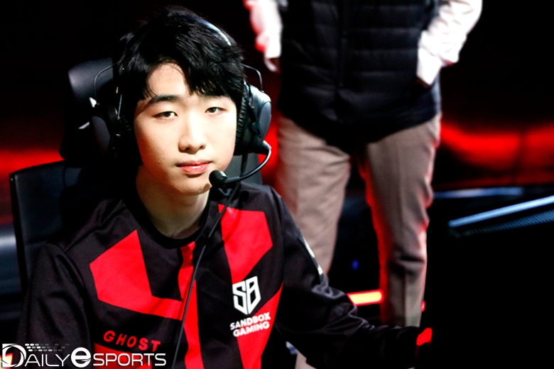 샌드박스 게이밍의 원거리 딜러 '고스트' 장용준.