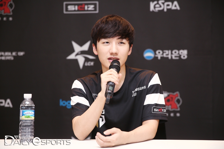 젠지 e스포츠의 정글러 '피넛' 한왕호.