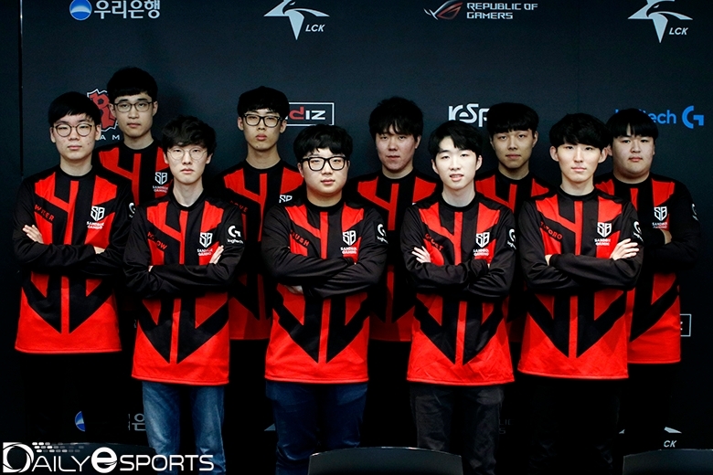 LCK 스프링 3주차에서 그리핀과 대결하는 샌드박스 게이밍.