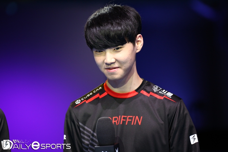 그리핀 '초비' 정지훈, 샌드박스와의 1세트서 KDA 11 추가…115 달성