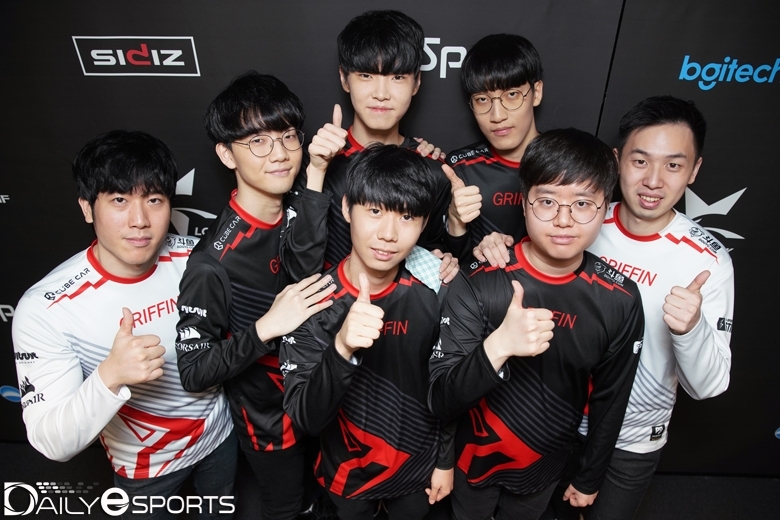 6연승으로 유일하게 전승을 달리고 있는 그리핀.