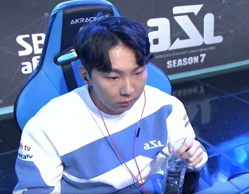 김정우(사진=아프리카TV 생중계 화면 캡처).